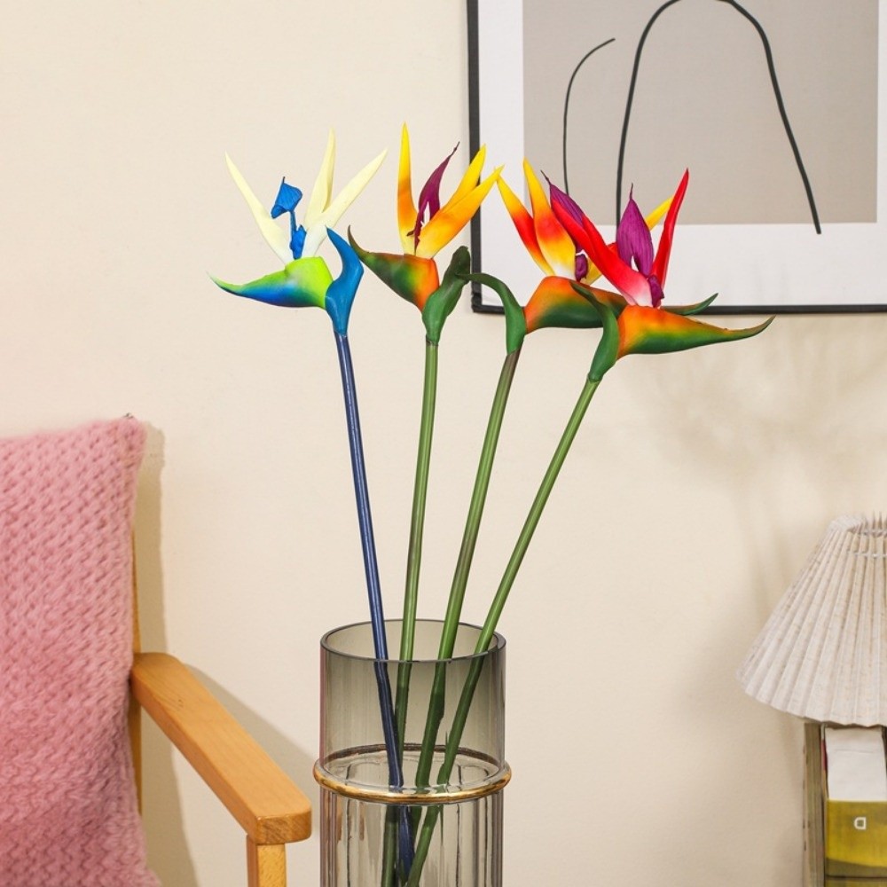 Bird Paradise Strelitzia - Nuevas Plantas Artificiales de Tallo Largo,