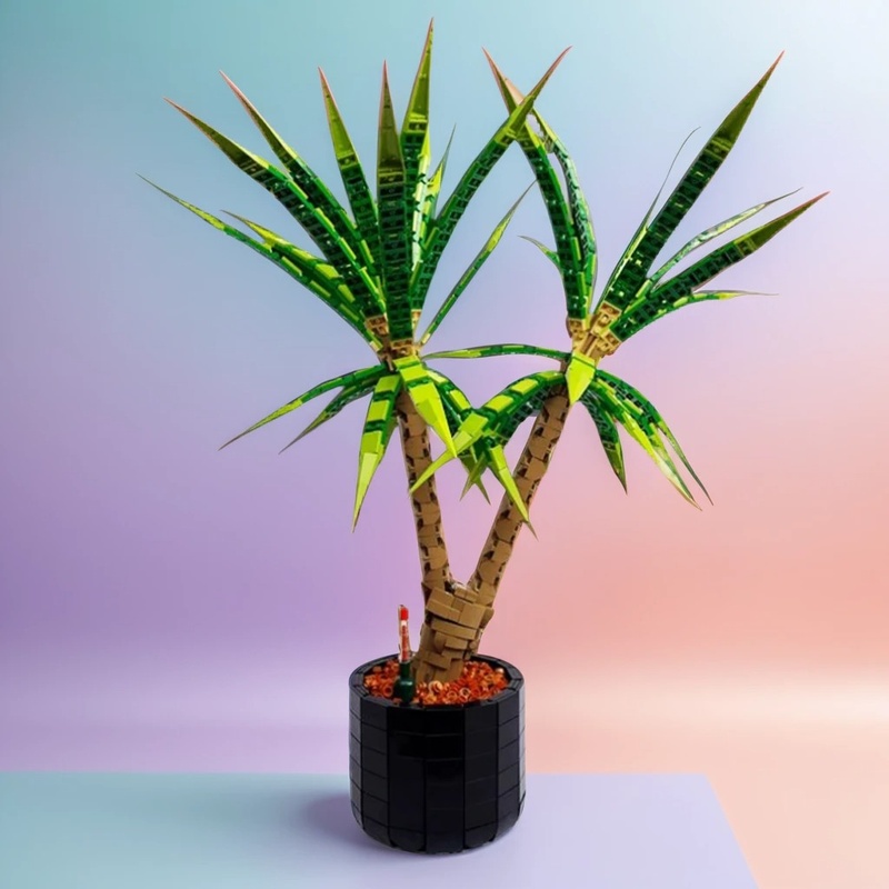 Dracaena Marginata - 1961PCS MOC Castillo Medieval, Modelo de
