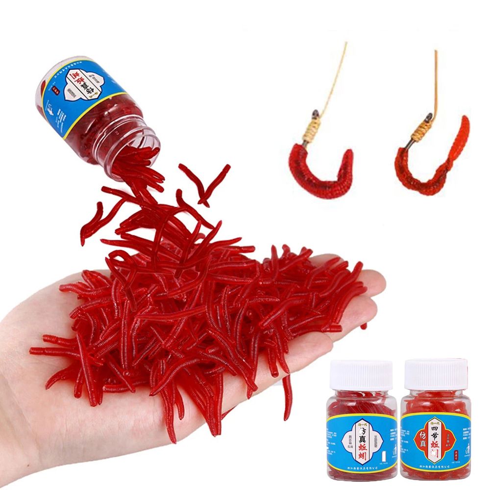 Aglaonema Red - 100 uds/botella aparejos realistas señuelo suave