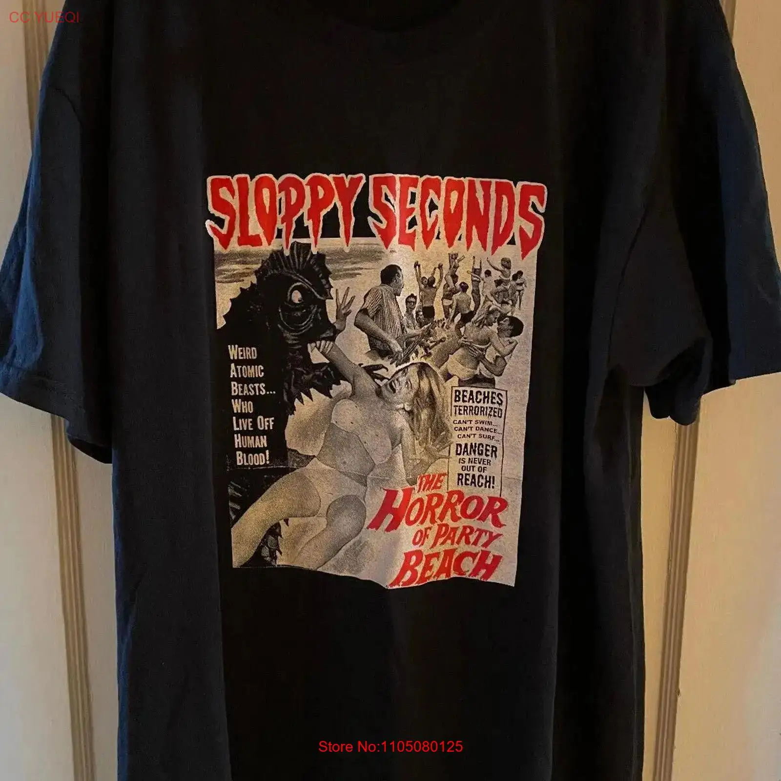 Monstera Adansonii - Camiseta rara Sloppy Seconds Horror of