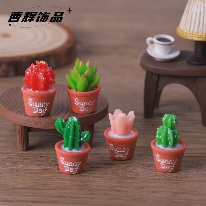 Echeveria Succulent - 5 uds simulación de planta en