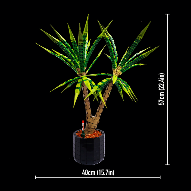 1961PCS MOC Castillo Medieval, - Dracaena Marginata reseña y precio