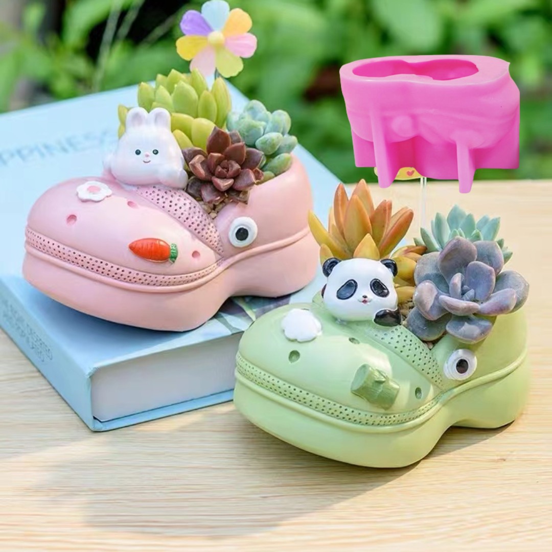 Zapatillas de animales 3D, pla - Echeveria Succulent reseña y precio
