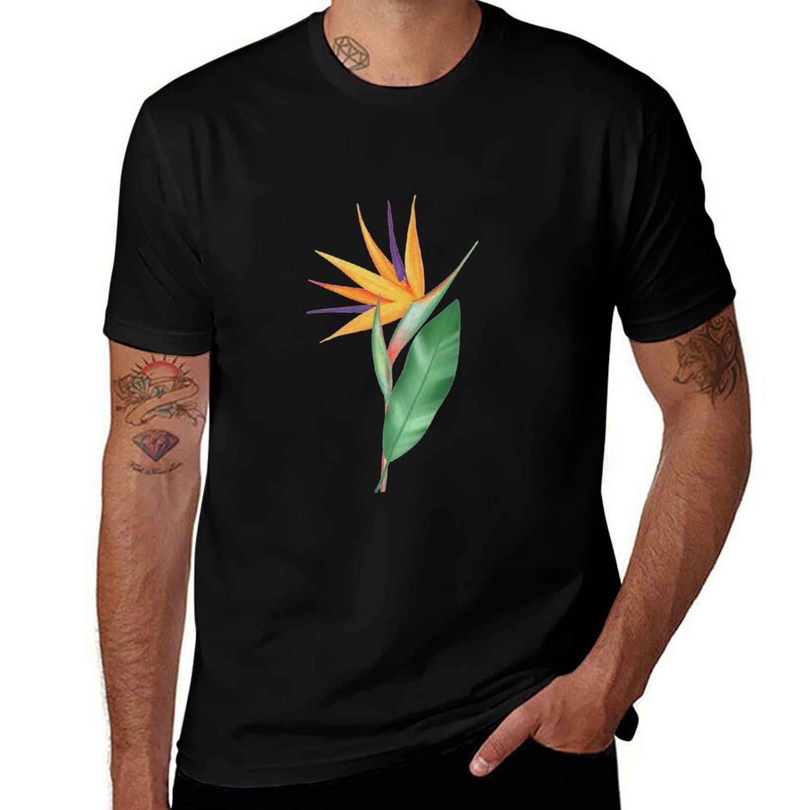Camiseta con estampado de flor - Bird Paradise Strelitzia reseña y precio