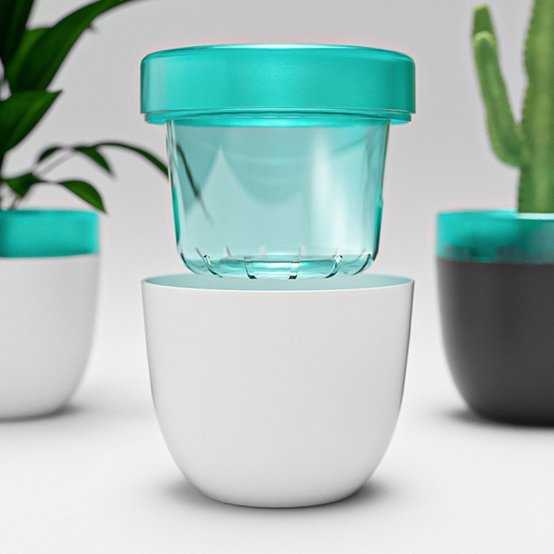 Maceta perezosa con absorción  - Aloe Vera Pot reseña y precio