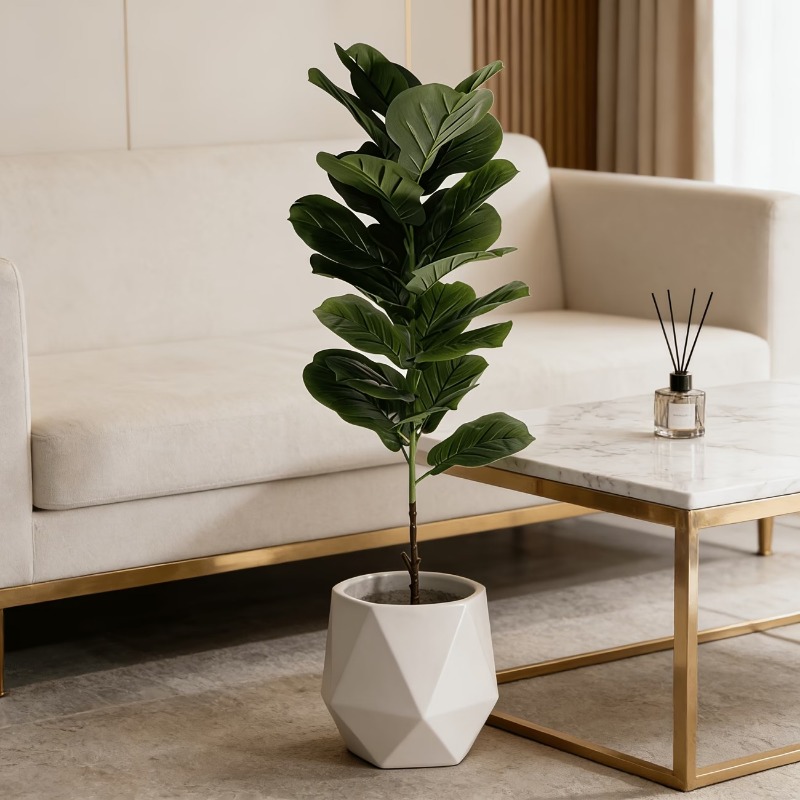 1 Pieza de Árbol Artificial de - Ficus Lyrata Tree reseña y precio