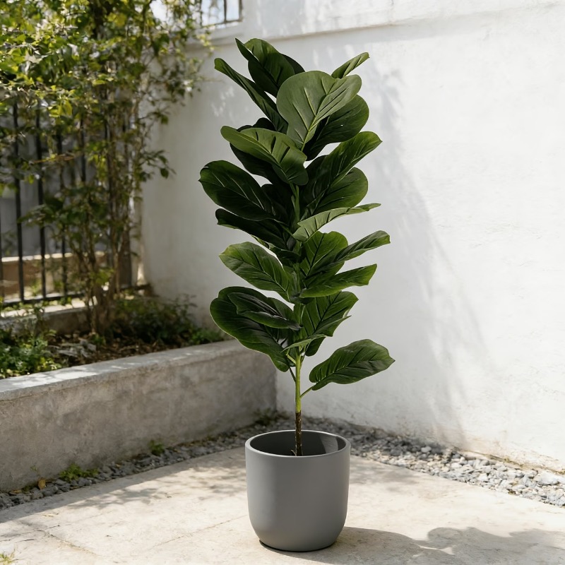 1 Pieza de Árbol Artificial de - Ficus Lyrata Tree reseña y precio