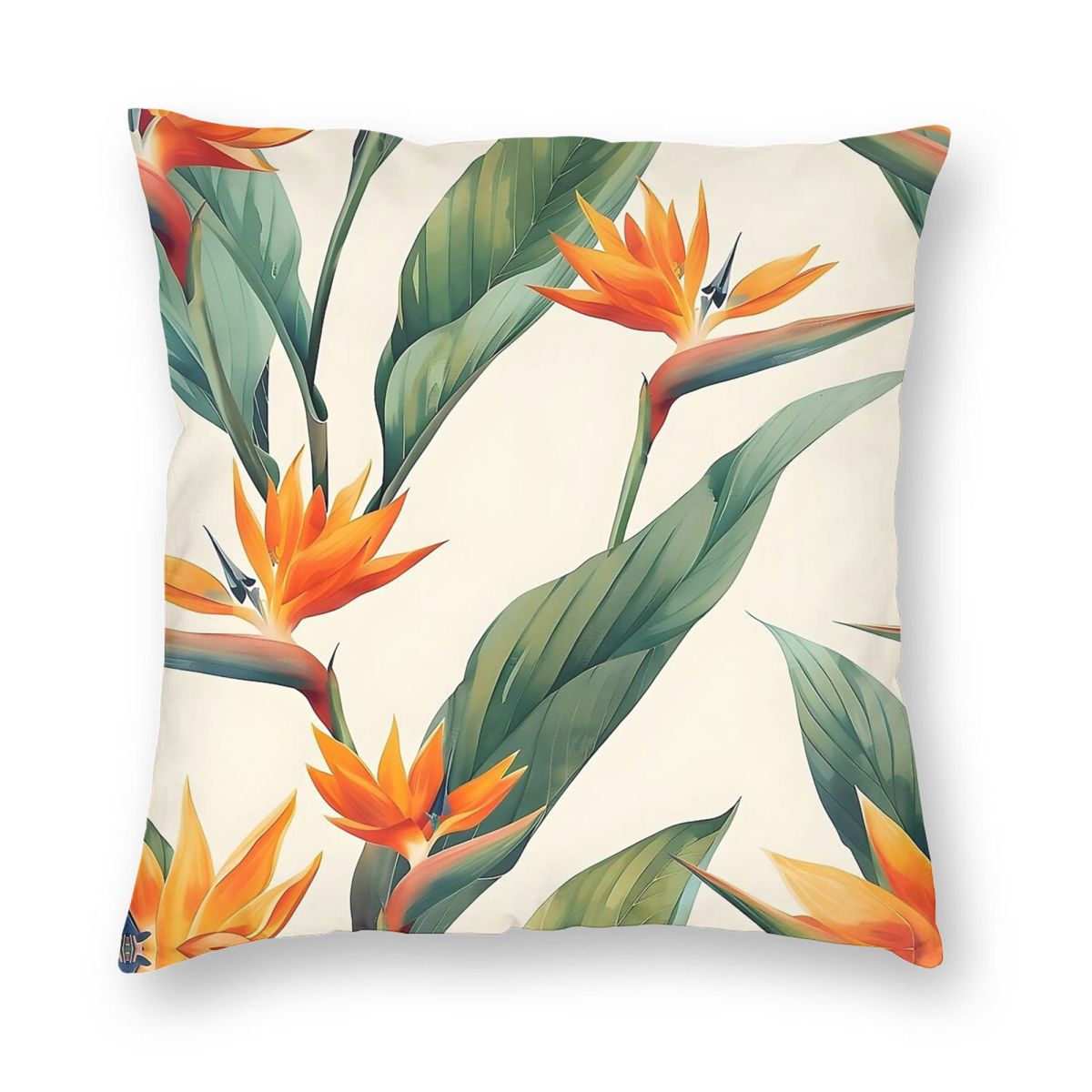 Funda de almohada cuadrada Bir - Bird Paradise Strelitzia reseña y precio