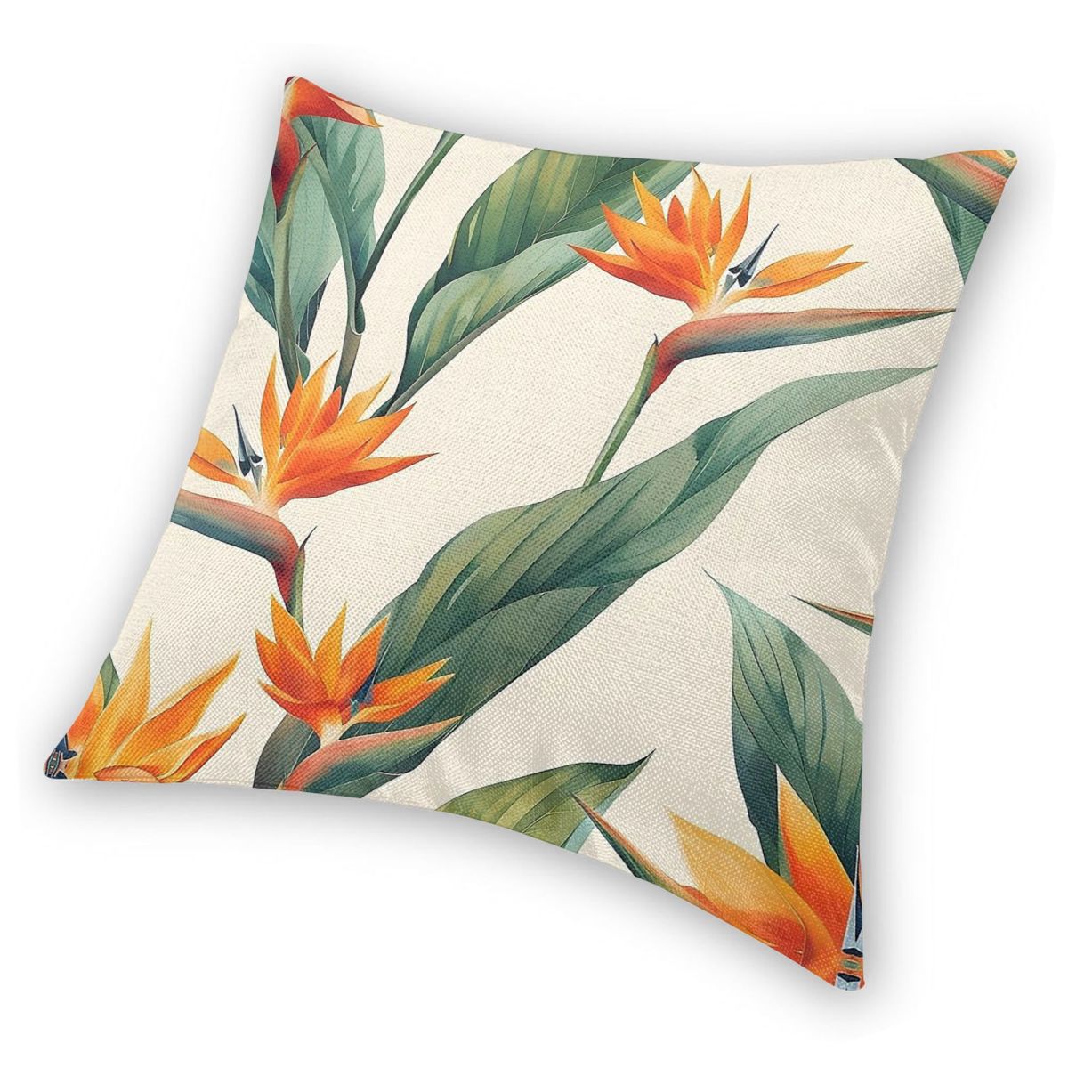 Funda de almohada cuadrada Bir - Bird Paradise Strelitzia reseña y precio