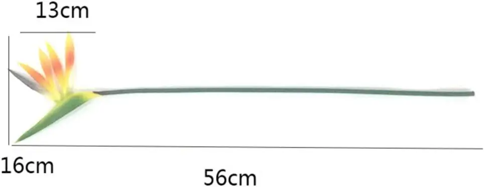 8 Uds. De flores artificiales, - Bird Paradise Strelitzia reseña y precio