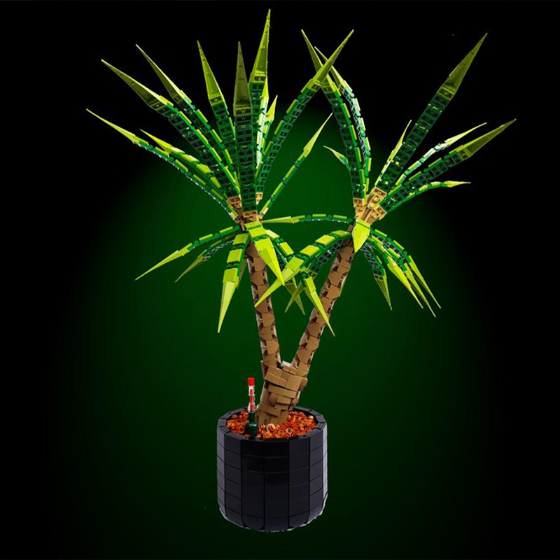 1961 piezas MOC Dracaena Margi - Dracaena Marginata reseña y precio