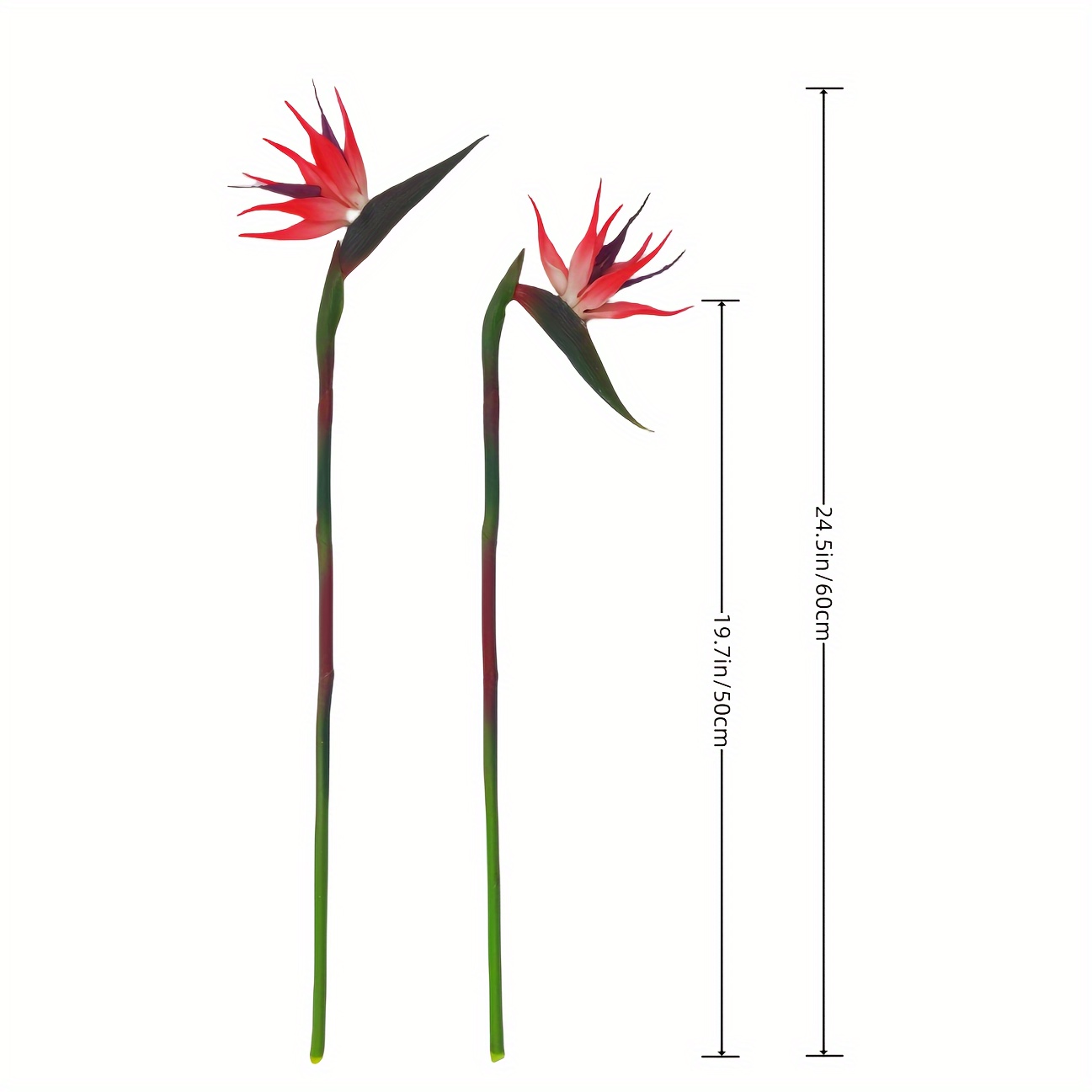 3 piezas de flores artificiale - Bird Paradise Strelitzia reseña y precio