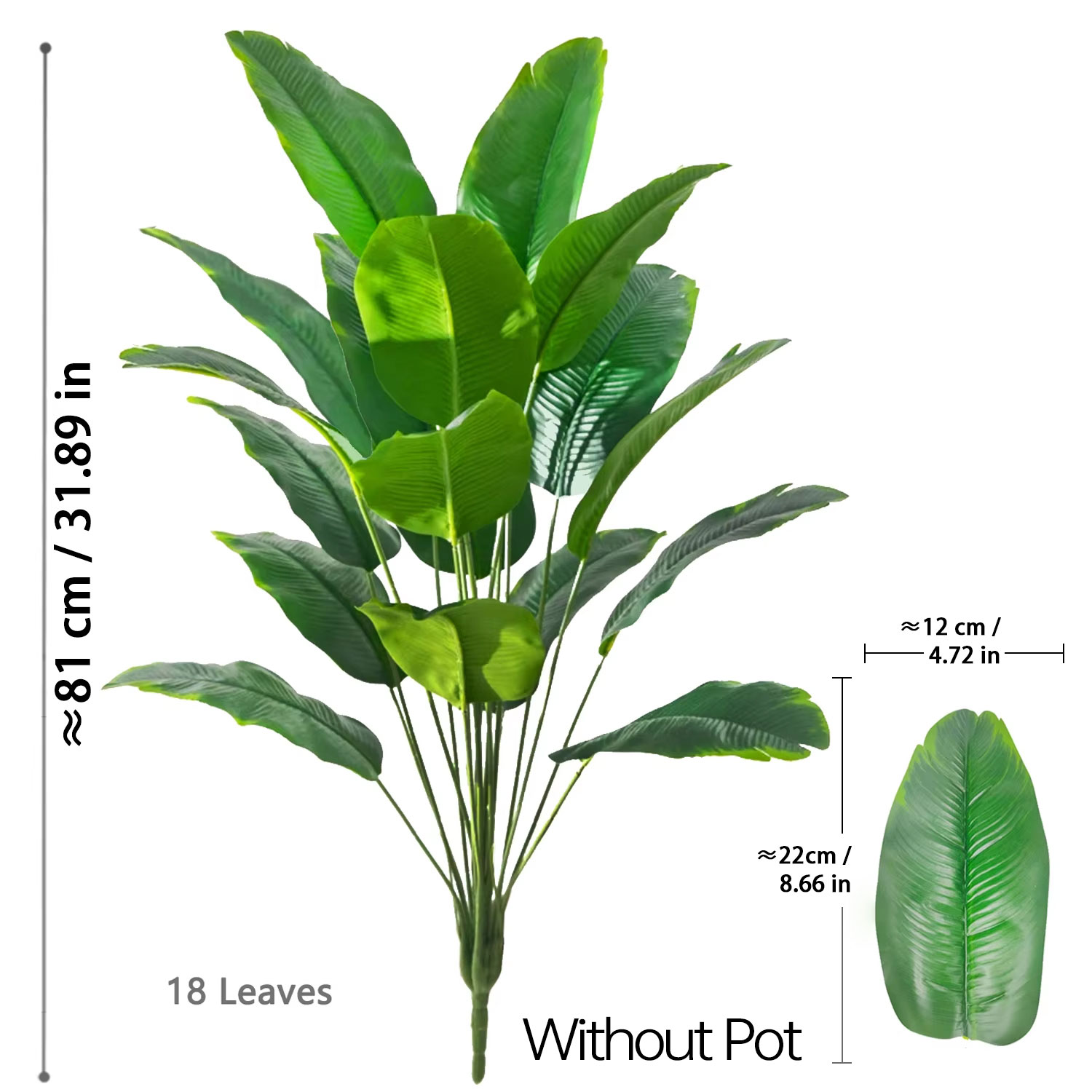 Plantas Artificiales de 67-112 - Ficus Lyrata Tree reseña y precio
