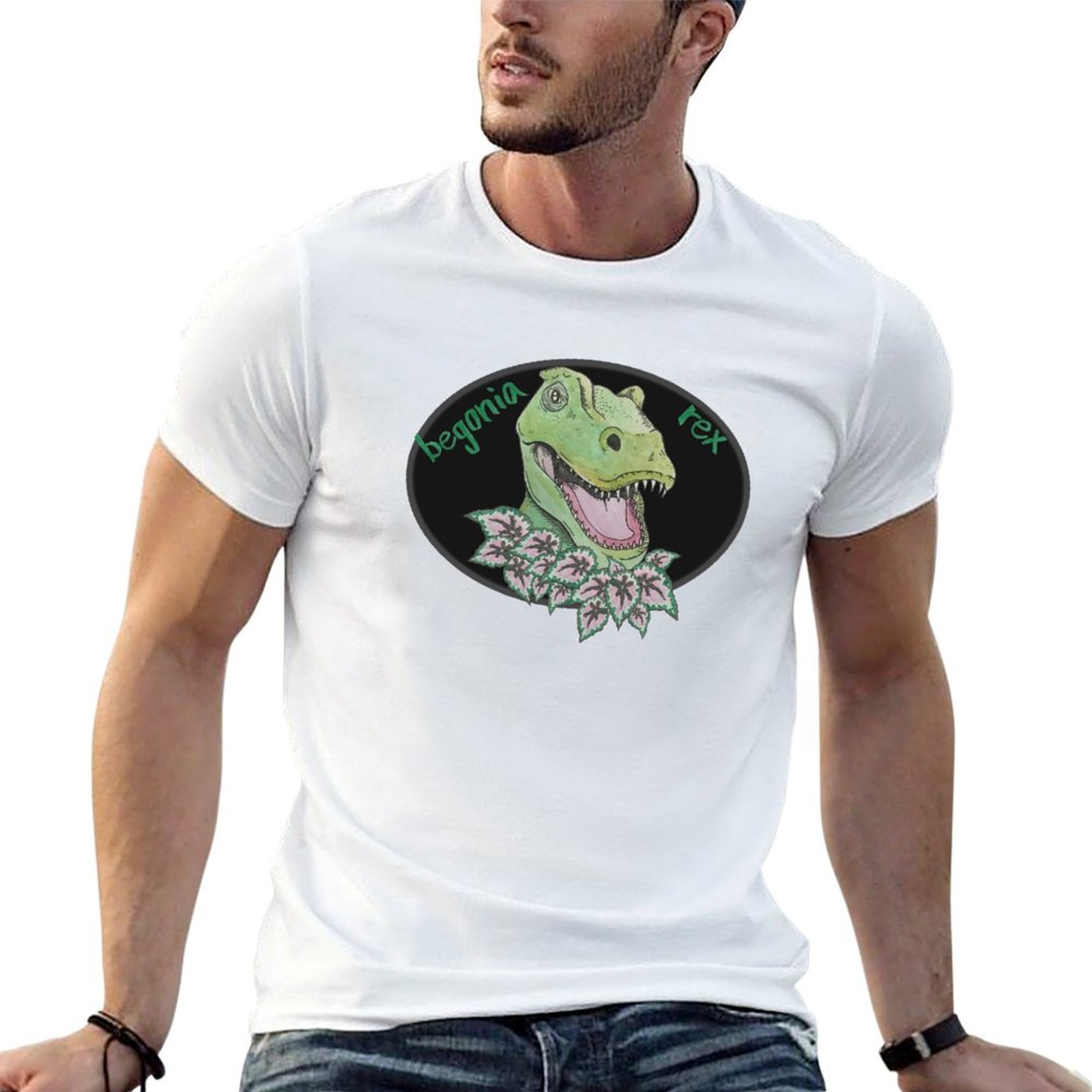 Camiseta T rex Begonia, Camise - Begonia Rex reseña y precio