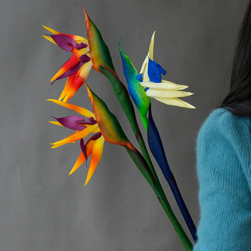 1 unidad de flores artificiale - Bird Paradise Strelitzia reseña y precio