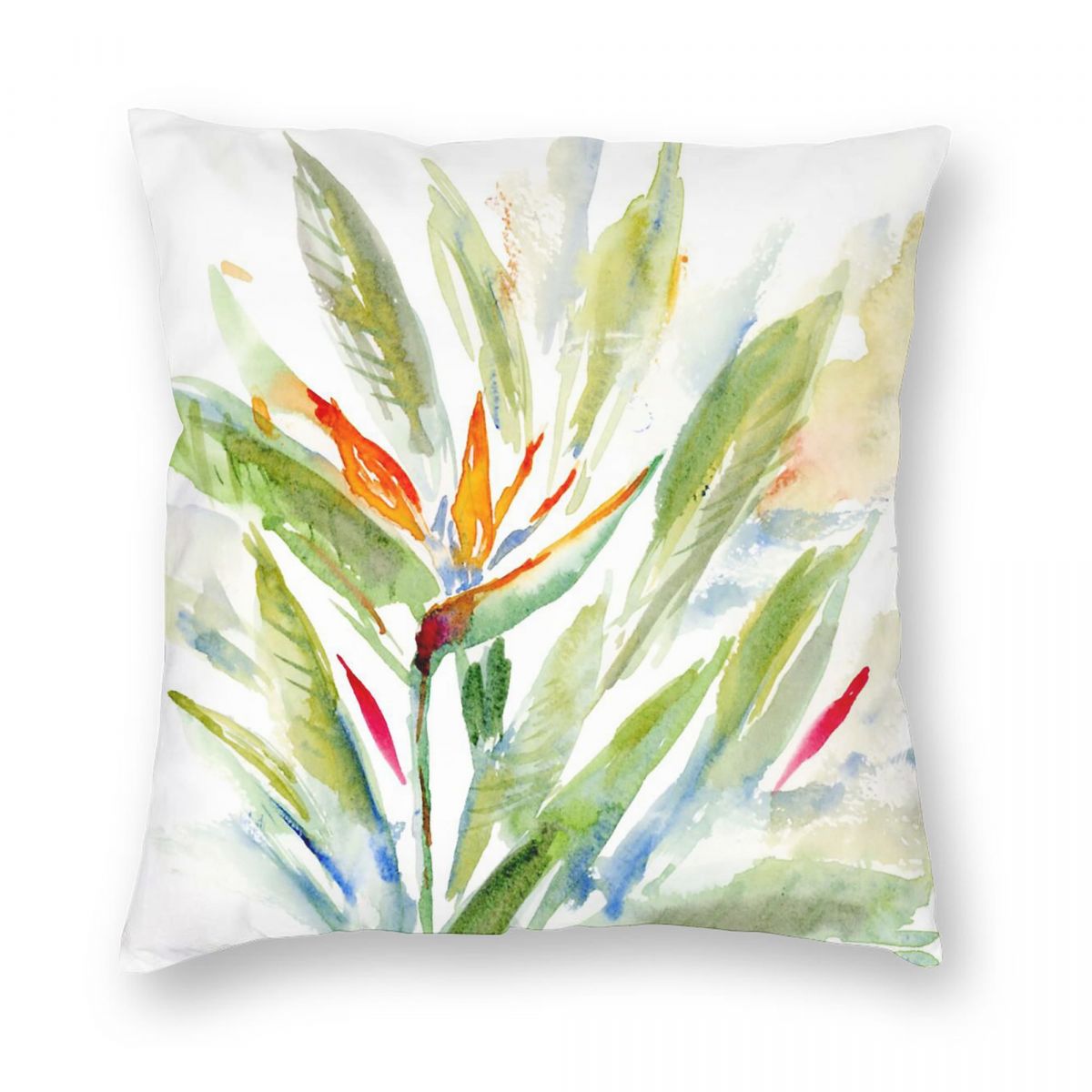 Funda de almohada cuadrada Bir - Bird Paradise Strelitzia reseña y precio