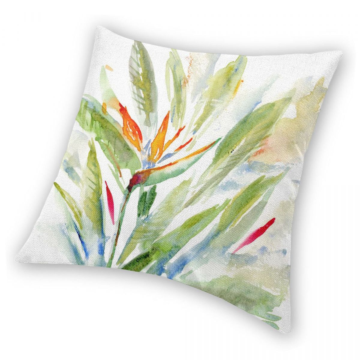 Funda de almohada cuadrada Bir - Bird Paradise Strelitzia reseña y precio