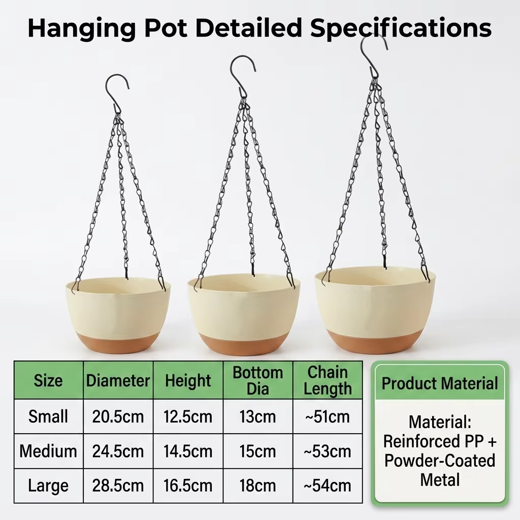 Macetas Colgantes Modernas de  - Spider Plant Hanging reseña y precio